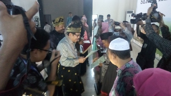 Hari ini, 1000 Sertifikat Gratis di Serahterimakan di Kabupaten Siak