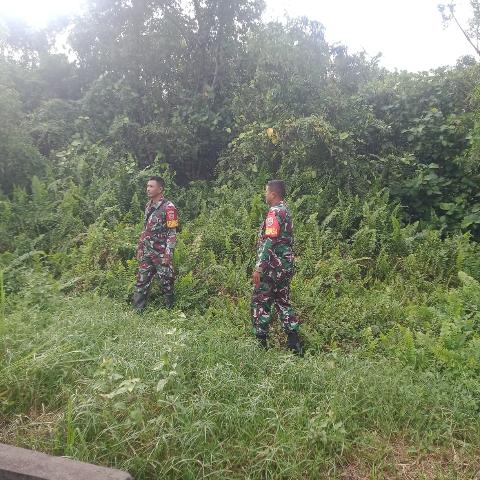 Babinsa: Jangan Bakar Lahan dan Hutan, Jaga Lingkungan Agar Terhindar Dari Kobaran Api