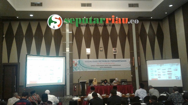 DLH & Kebersihan Pekanbaru Gelar Sosialisasi Restribusi Persampahan