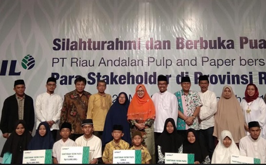 Buka Puasa Bersama, RAPP Santuni 5 Panti Asuhan di Pekanbaru