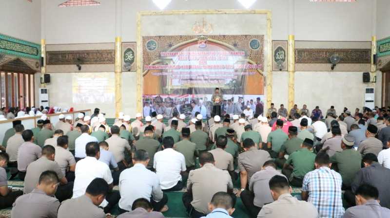 Kapolda Banten Laksanakan Maulid Nabi dan Tasyarun Kenaikan Type A