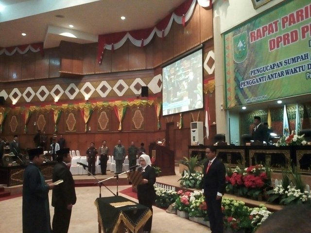 Solihin Resmi Anggota DPRD Riau Sisa Waktu 2014-2019