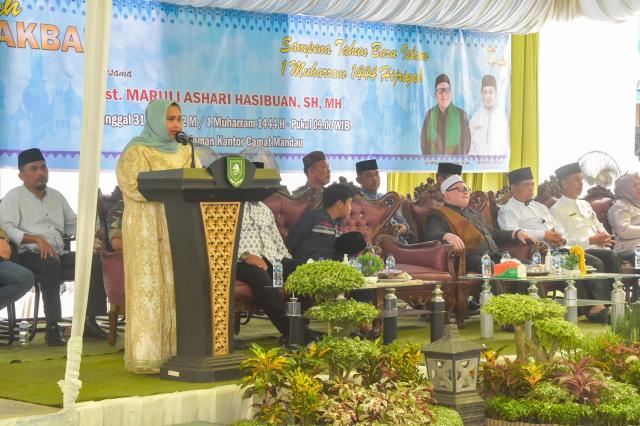 Tabligh Akbar 1 Muharam 1444 H, Bupati Kasmarni Ajak Masyarakat Terus Bersinergi