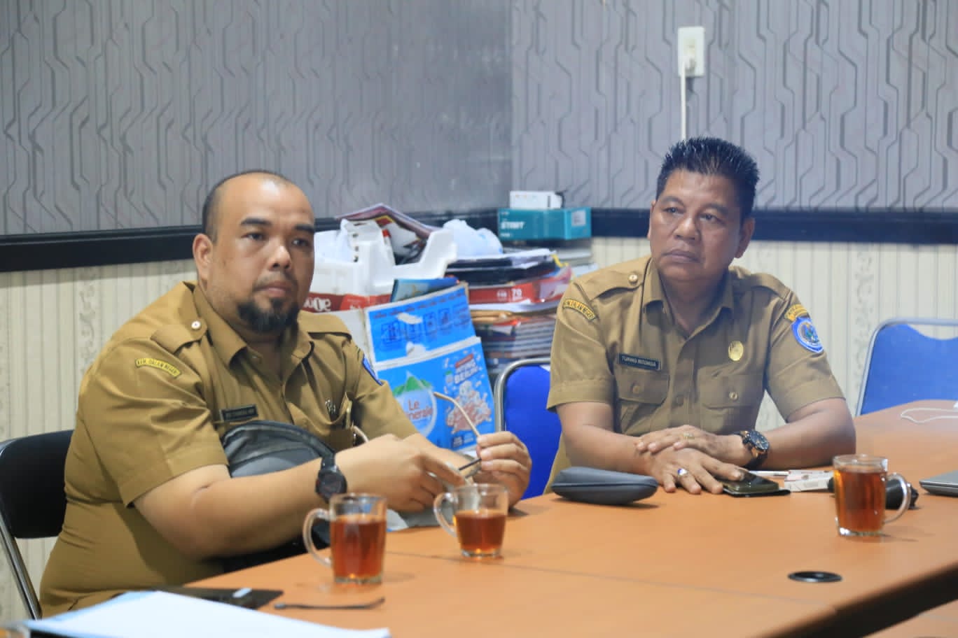 Pemkab Labuhanbatu Saksikan Penandatanganan MOU Pengadaan MPP Secara Daring