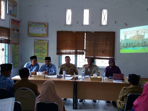 Dinkes Gelar Pembentukan Forum Kecamatan Sehat Kabupaten Siak di Aula Kecamatan Tualang