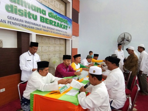 Tahun ini target Gemar Siak Berzakat Rp2.5 Milyar