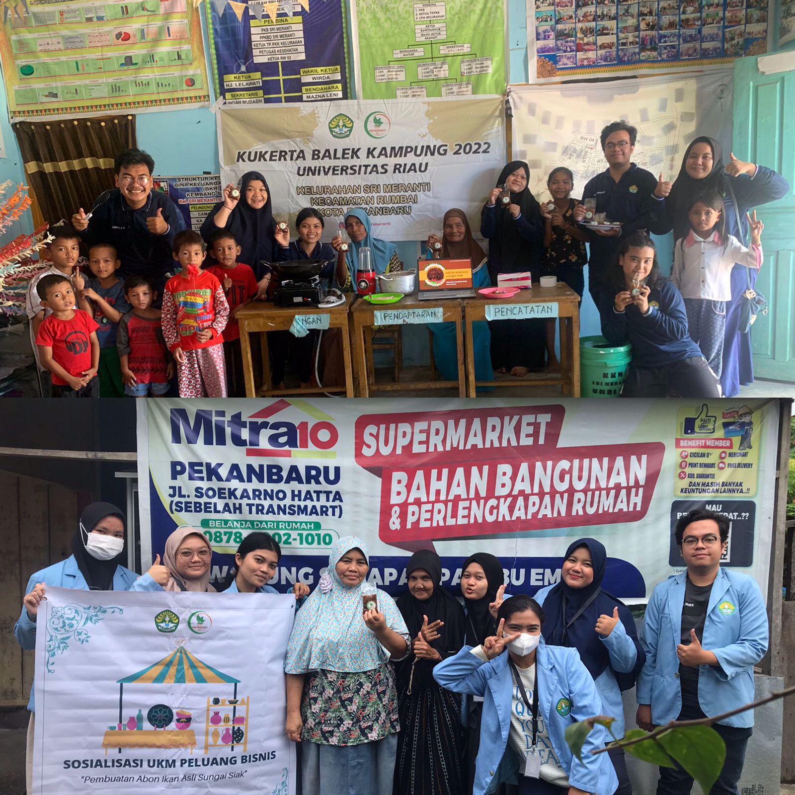 Tim Pengabdian KUKERTA UNRI Gelar Sosialisasi Peluang Bisnis Pengolahan Ikan Asli Sungai Siak Menjad