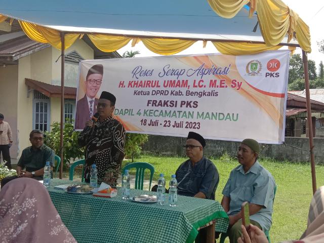 Saat Reses Ketua DPRD Khairul Umam Tegaskan Ini Kepada Warga Jalan Teratai