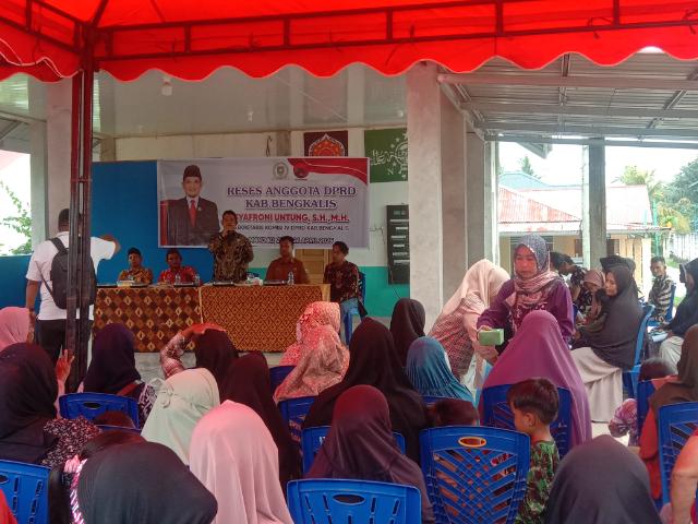 Reses Perdana 2025, Syafroni Untung Serap Aspirasi Masyarakat Pematang Pudu