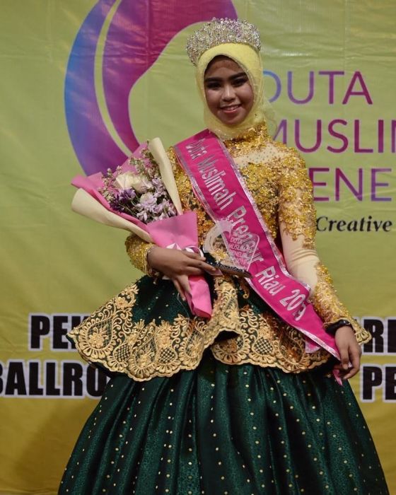 Tamara Pratiwi dinobatkan menjadi Muslimah preneur Riau 2019