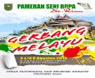 UPT Bandar Serai Disparekraf Riau Gelar Pameran Seni Rupa Di Anjung Idrus Tintin