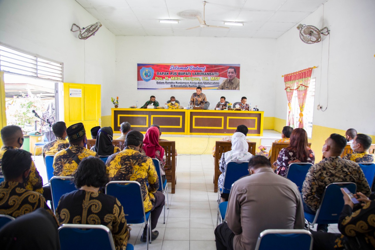 Kunker Ke Rantau Selatan, Pjs Bupati Labuhanbatu Himbau Kantor Pemerintah Tak Boleh Kosong.