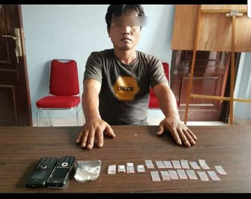 Tim Sat Narkoba Polres Siak kembali berhasil Ciduk Pengedar Shabu-shabu