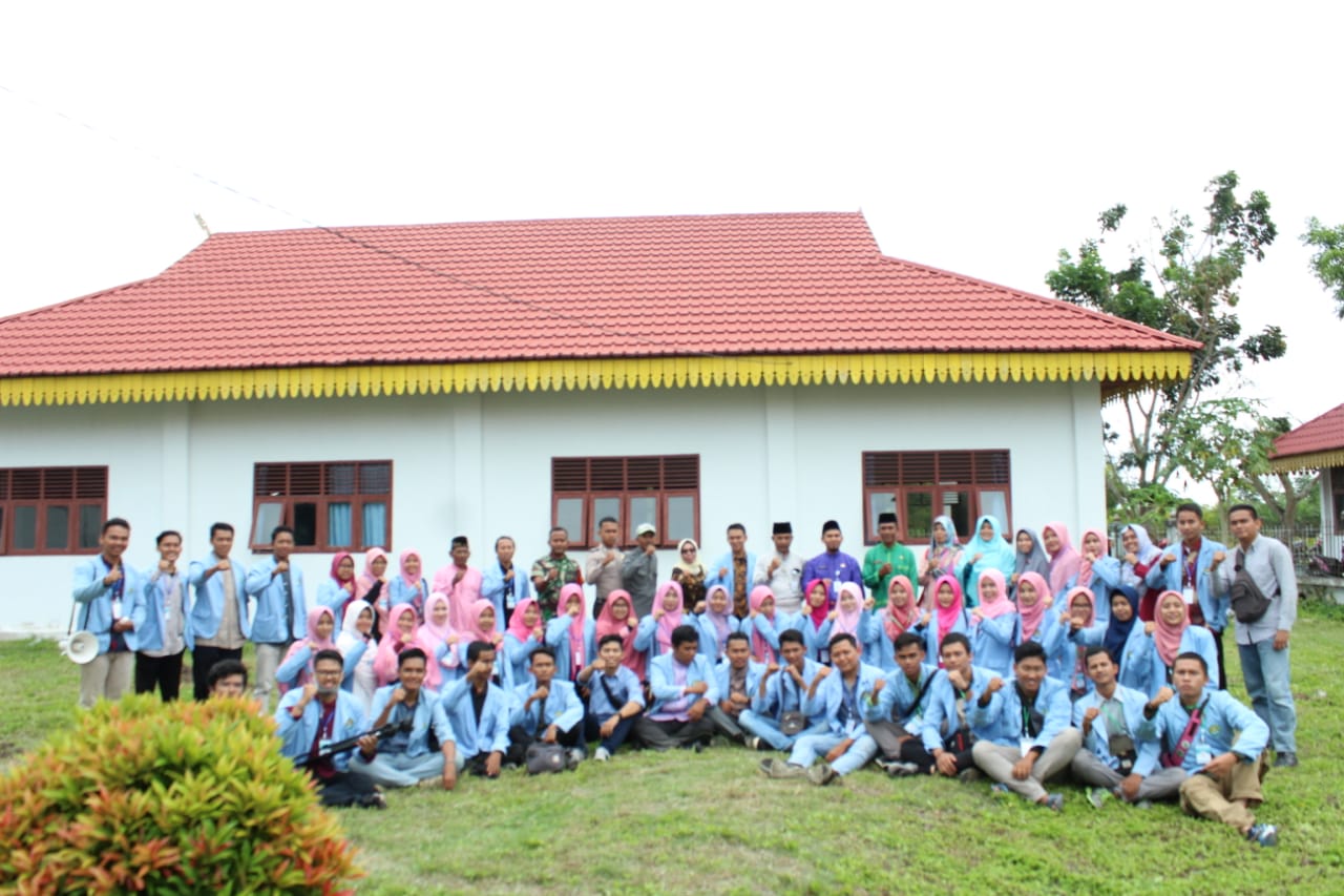 Di Desa Pangkalan Jambi, BEM UNRI Kembali Mengabdi