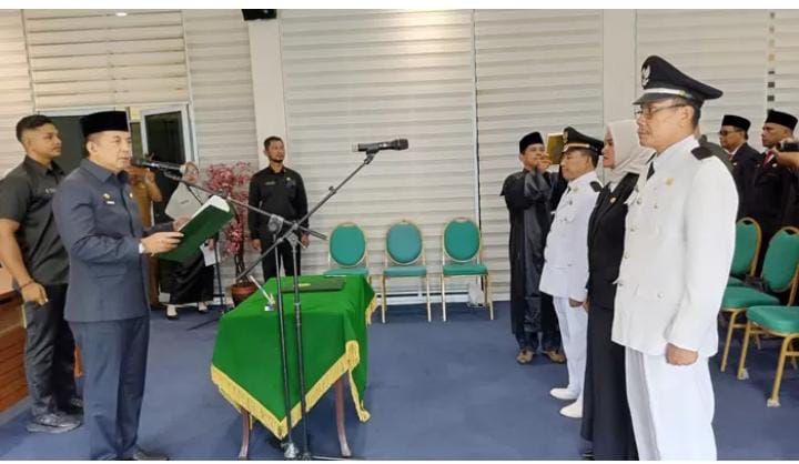 Sekda Inhu Lantik 28 Pejabat, Ini Daftar Lengkapnya!