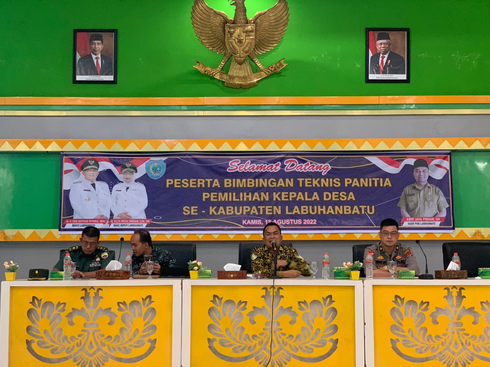 Asisten I Buka Bimbingan Teknis Panitia Pilkades