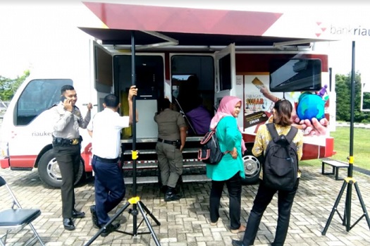 Oto Banking BRK Pasir Pengaraian Buka Layanan Tukar Uang Baru