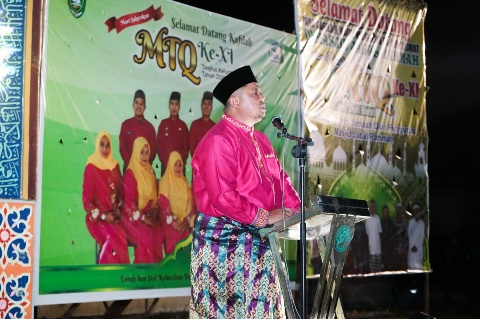 Pembukaan MTQ Ke XI Kelurahan Duri Barat Resmi Dibuka Camat Mandau