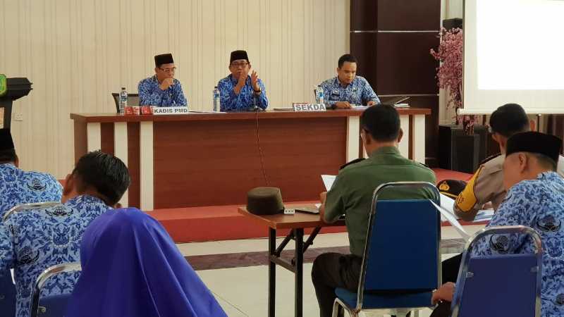 Pemkab. Meranti Gelar Rapat Pembentukan Panitia Pemilihan Kades Serentak Tahun 2019