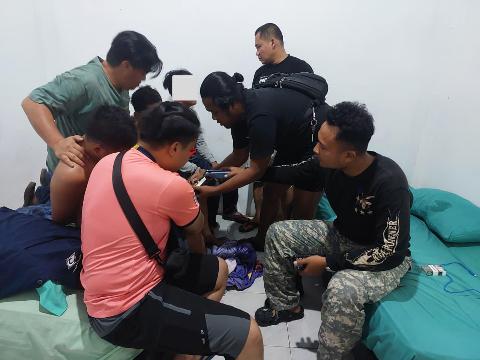 Team Satreskrim Polres Bengkalis Berhasil Amankan Tiga Orang Pelaku Pencurian Batrai Tower