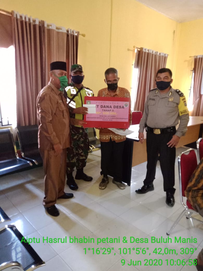 Legimun, BLT DD Desa Buluh Manis Tahap II Dibagikan Sesuai Dengan Pemilihan Yang Tepat