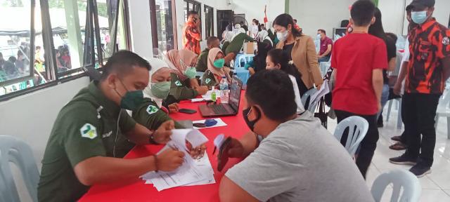 Kodim 0303/Bengkalis Bersama Relawan Peduli Covid-19 