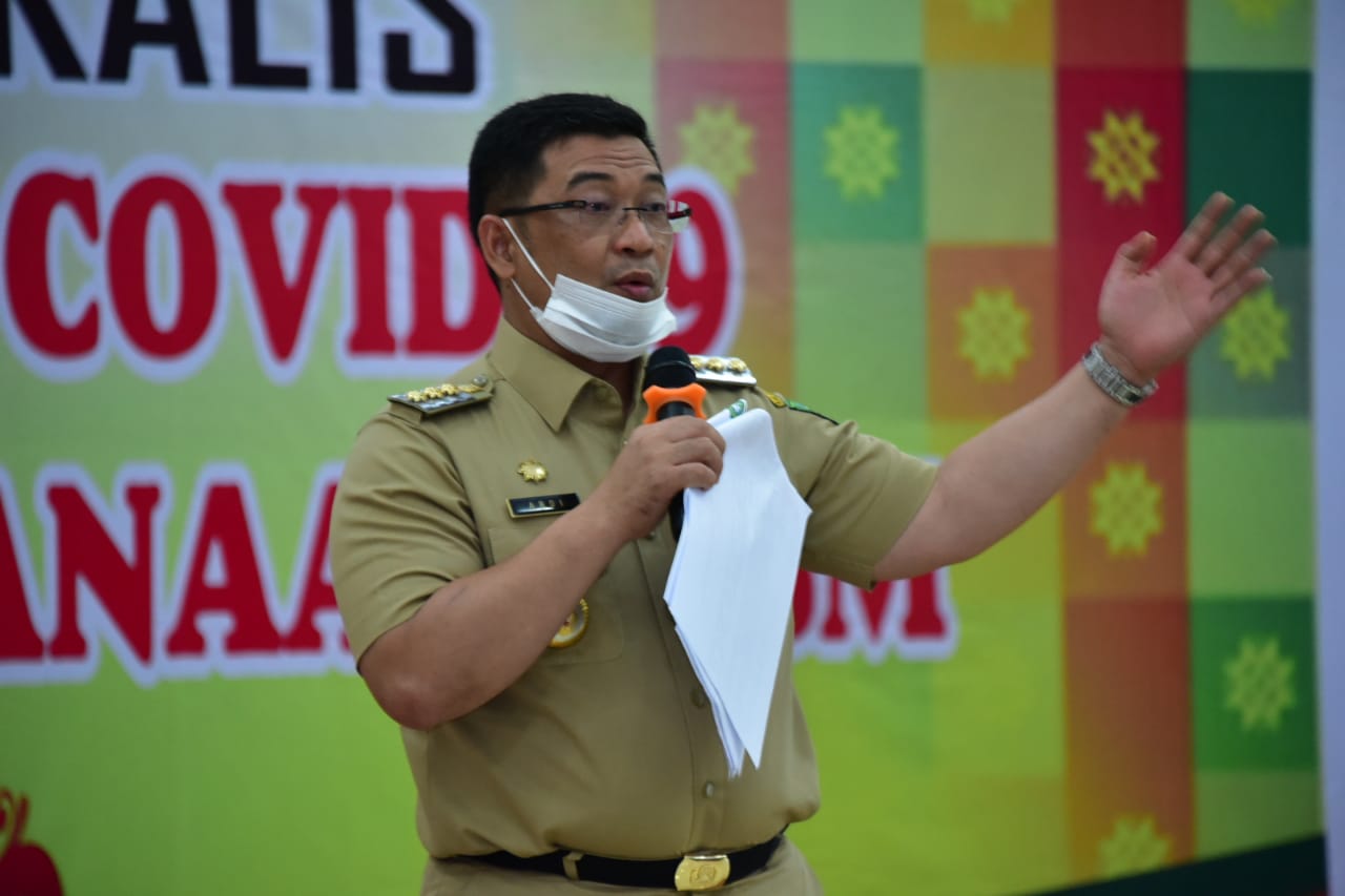 Sukseskan Pilkada 2020, Pj Bupati Syahrial Pimpin Rapat Covid