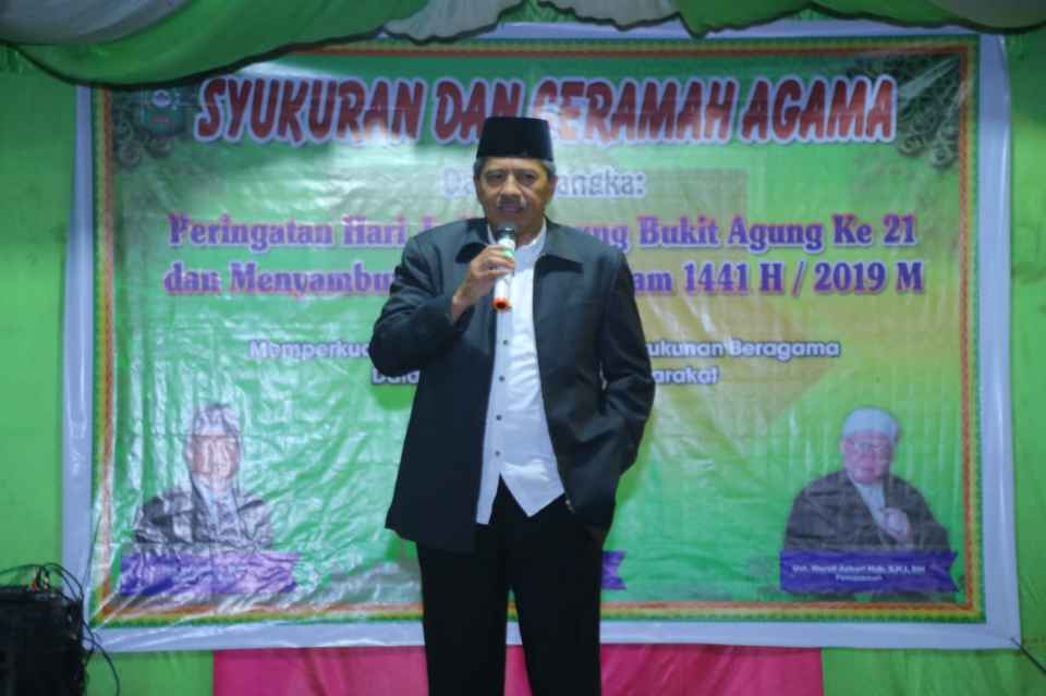 Hadir di Bukit Agung, Bupati Alfedri Paparkan Program Pembangunan di Kerinci Kanan