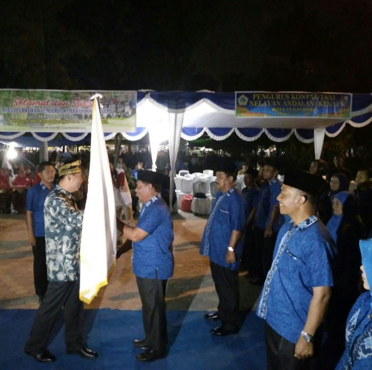 Firdaus Lantik Kepemimpinan KTNA Pekanbaru Periode 2017-2022
