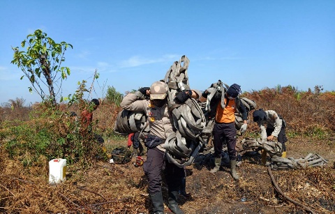 Mampu Tangani Karhutla, Kapolda Berikan Reward  Bagi Jajaran Di Wilayah Hukum Polda Riau