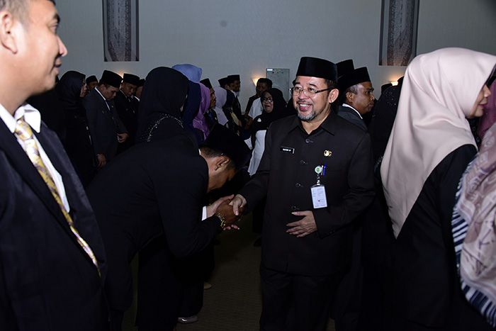 Sekda Bengkalis Lantik Puluhan Pejabat Eselon III dan IV