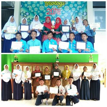SMP Eka Dura Lestari Sabet Juara 1 Ajang Pekan Raya Biologi UR 2018