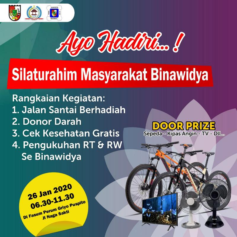 Pesta Rakyat Binawidya 2020 Bertabur Hadiah, Ayo Ramaikan !