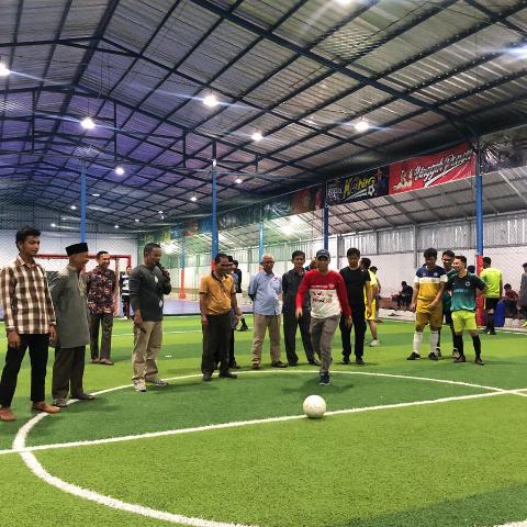 Pemdes Desa Tambusai Batang Dui Gelar Turnamen Futsal Rangka Meriahkan HUT RI ke 77