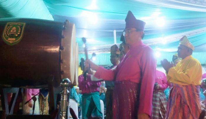 Bupati Inhil Buka MTQ Ke-47 Kabupaten Inhil Tahun 2017 di Pulau Kijang