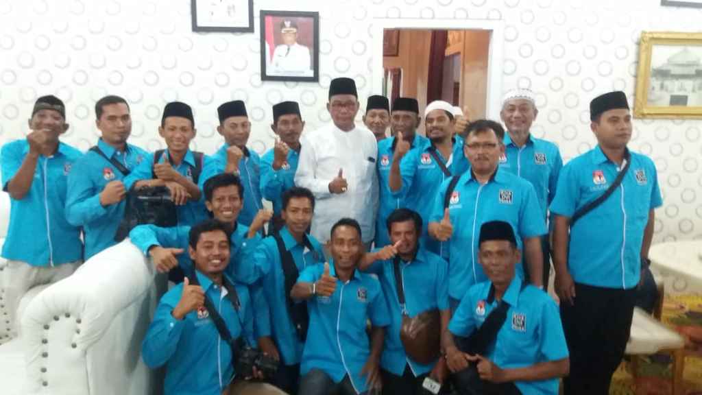 PJI Rohil Santuni 50 Anak Yatim, Bupati Suyatno : Saya Apresiasi Kepedulian Rekan-Rekan Wartawan