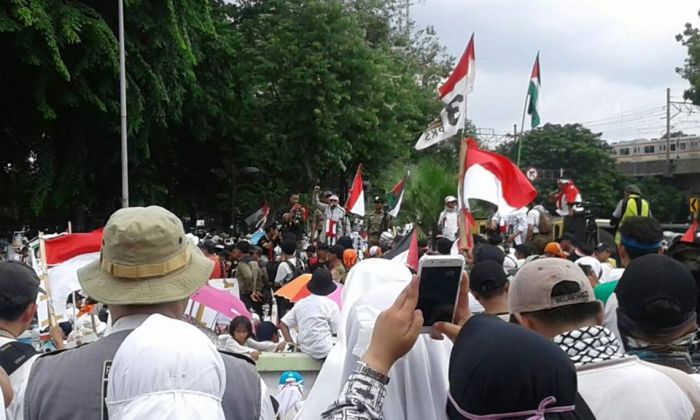 Ribuan Simpatisan PKS Gelar Aksi Bela Palestina di Riau