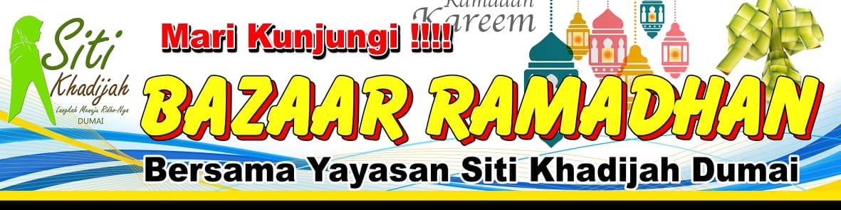 Yayasan Siti Khadijah Dumai Gelar Bazar Ramadhan