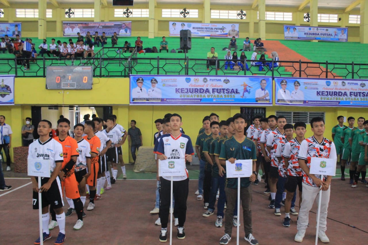 Kejurda Futsal Sumatera Utara 2022 Resmi Dibuka Oleh Bupati Labuhanbatu