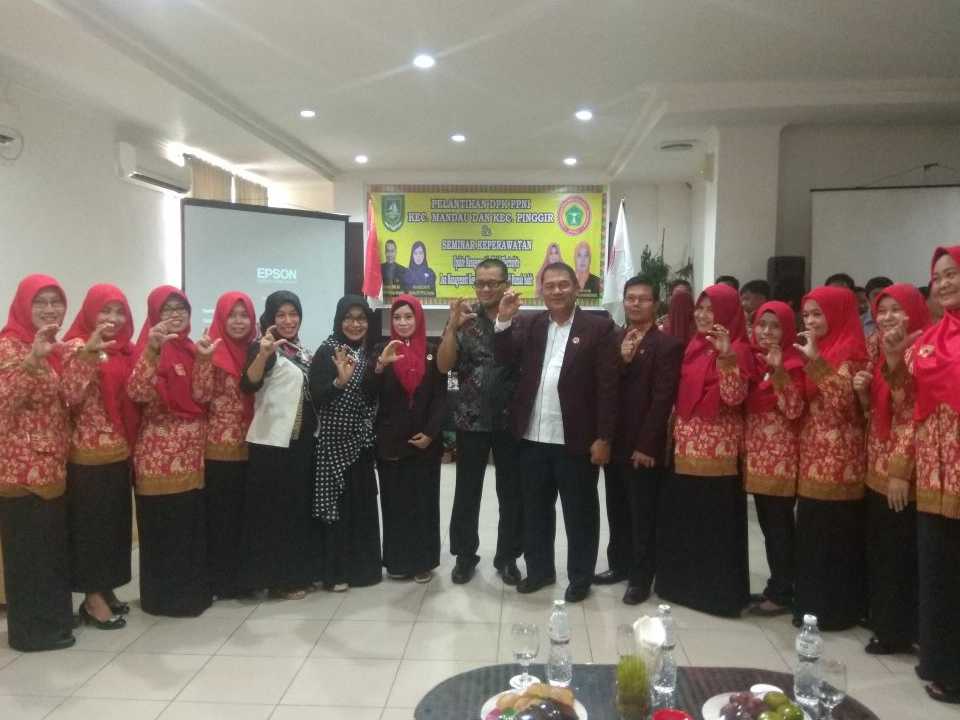 Ketua DPK PPNI Lantik 6 DPK Mandau Pinggir Di Hotel Grand Zuri Duri