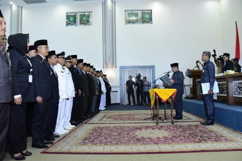 Bupati Bengkalis Melantik 70 Pejabat Administrator  (Eselon III)