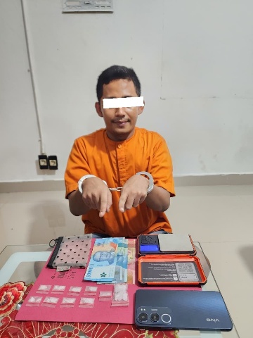 Polisi Tangkap Satu Pengedar Sabu di Jalan Pertanian