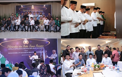 KAPOLRI BUKA PUASA BERSAMA KETUA BADAN EKSEKUTIF MAHASISWA  SE-JABODETABEK
