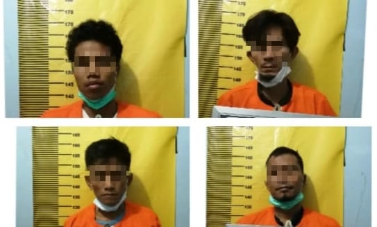 Polisi Tangkap Empat Tersangka Penyalahgunaan Narkotika