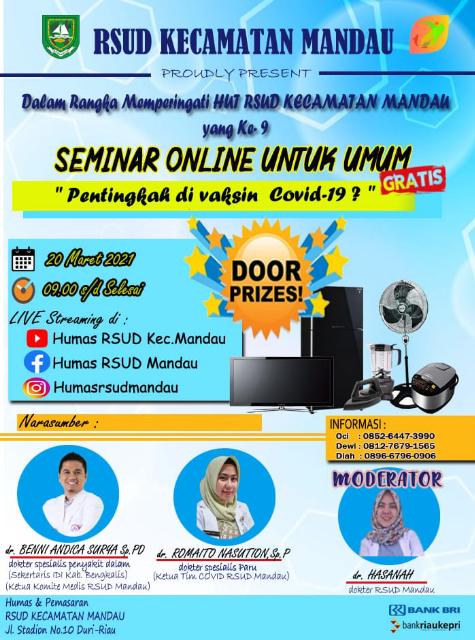 Rangka HUT ke-9, RSUD Adakan Seminar Bertajuk 