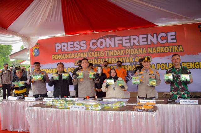 Kunker Kapolda Riau, Bupati Kasmarni Ajak Semua Pihak Bersinergi Cegah dan Hindari Narkoba