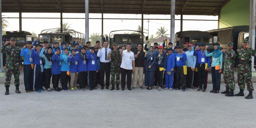 Dirut Bank Riau Kepri Hadir di Arhanudse 13 Guna Menyemangati Pegawainya