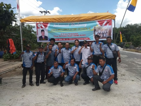 Anggota Legislator Bengkalis Ferri Situmeang SE Kukuhkan Forum Wartawan Rupat