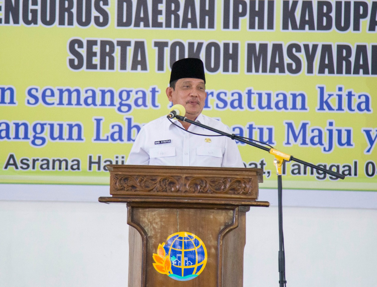 Bersama Wagubsu, Pjs Bupati Labuhanbatu Silaturahmi Bersama IPHI