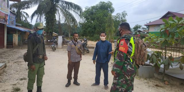 Serda Chandrawan Laksanakan Sosialisasi Karlahut di desa Tasik Serai Barat